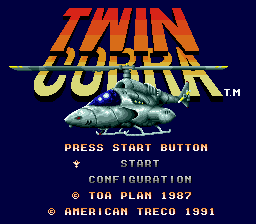 Twin Cobra screenshot 3 for Sega Genesis
